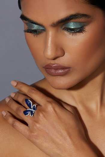 Miss Jo Morpho Butterfly Cocktail Ring 