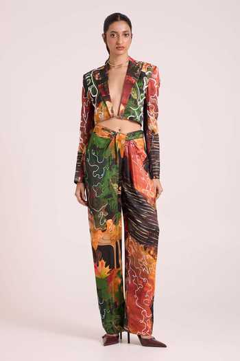 Advait Demeter Cropped Jacket & Trouser Set 