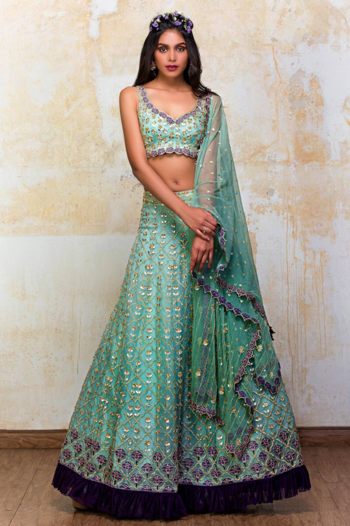 Izzumi Mehta Embellished Bridal Lehenga Set