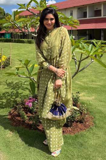 Jayati Goenka Heena Block Print Kaftan Set