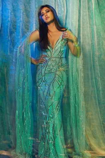 Bhawna Rao Hand Embroidered Beaded Gown