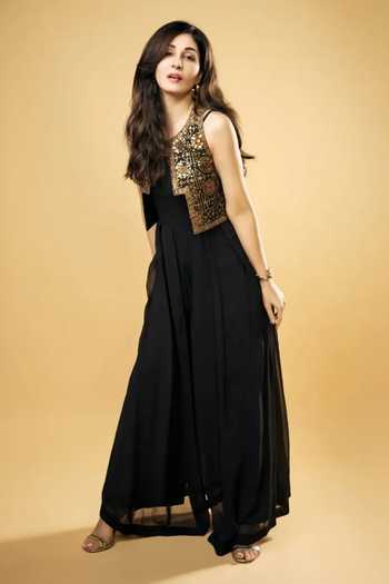 Rajat K Tangri Tribal Embroidered Jacket & Jumpsuit Set 