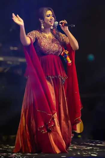 Shreeka Floral Applique Peplum Kurta With Sharara 