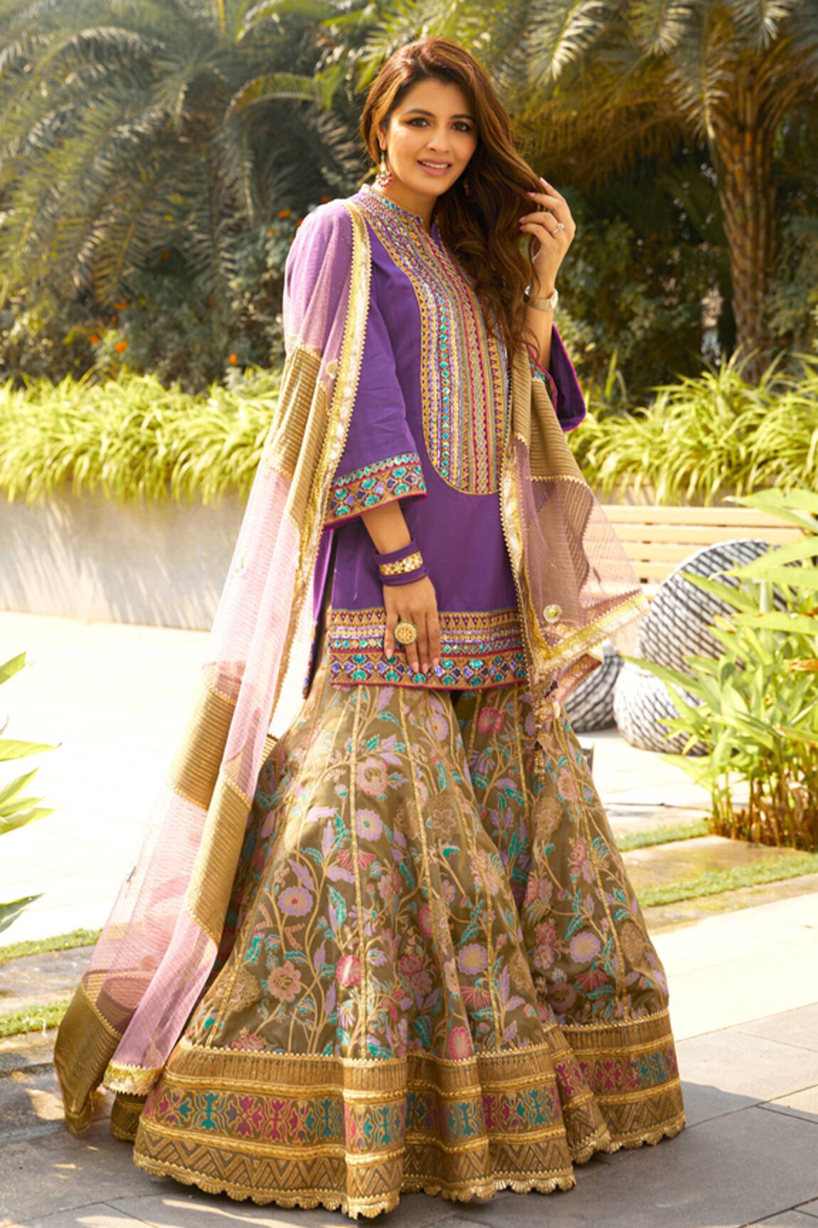 Moledro Saira Kurta Sharara Set