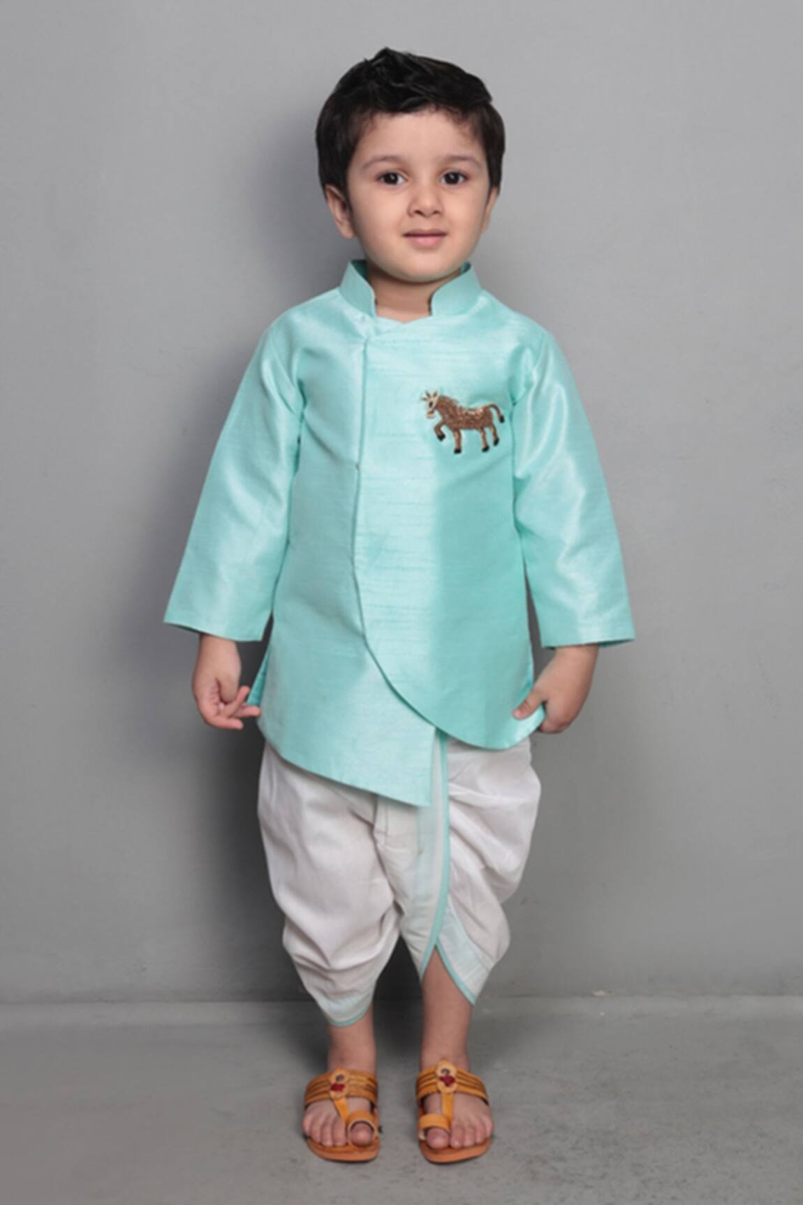 Maaikid Overlap Kurta Set