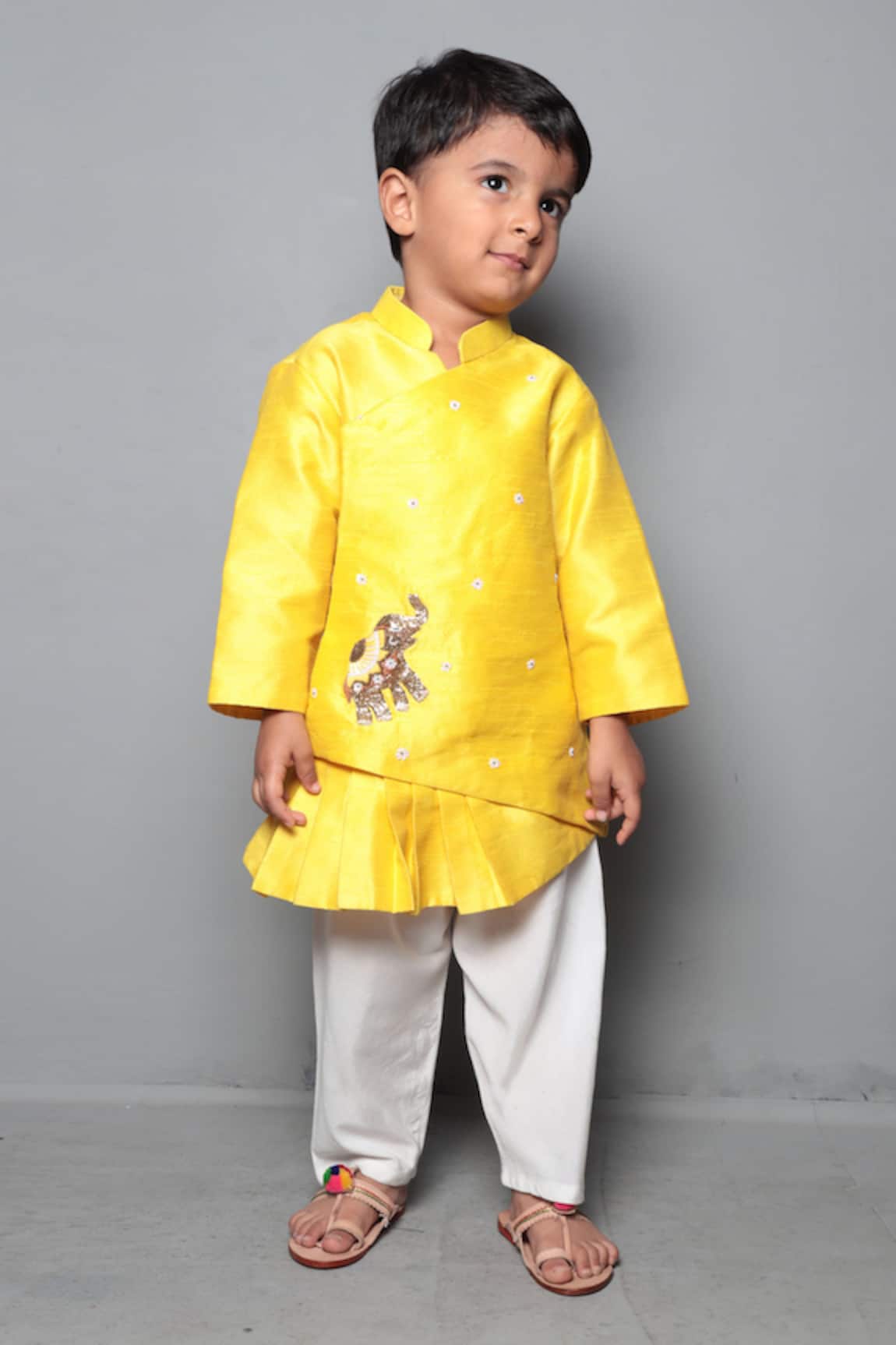 Maaikid Asymmetric Kurta Set