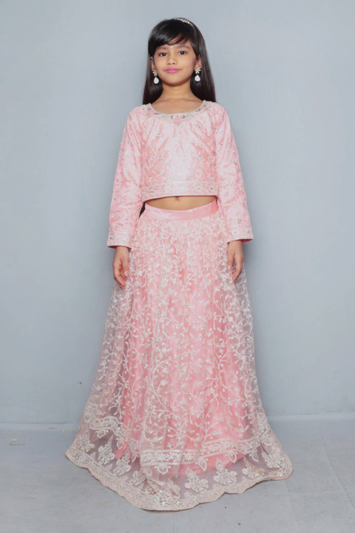Maaikid Embroidered Lehenga Set