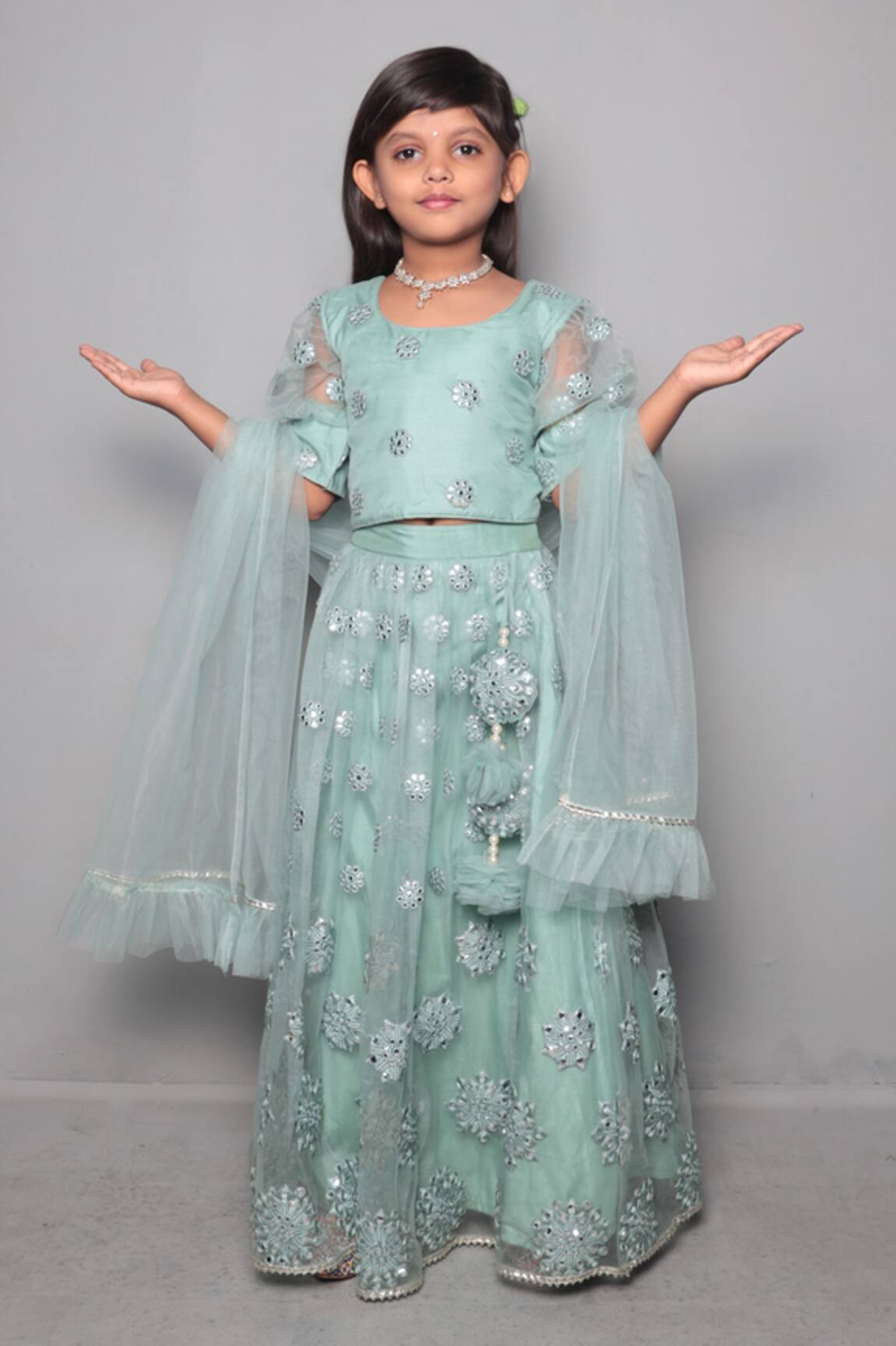 Maaikid Embroidered Lehenga Set