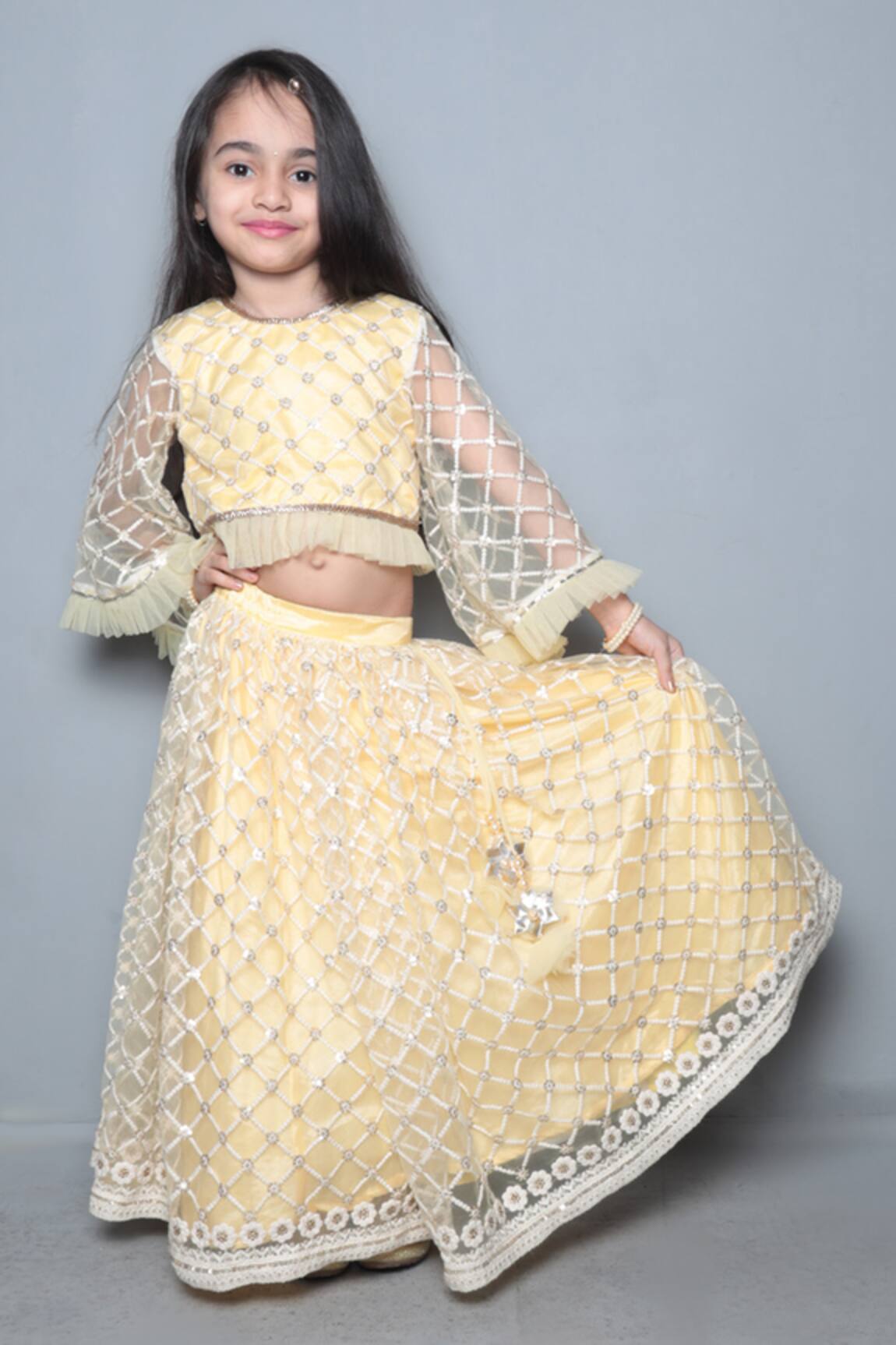 Maaikid Embroidered Lehenga Set