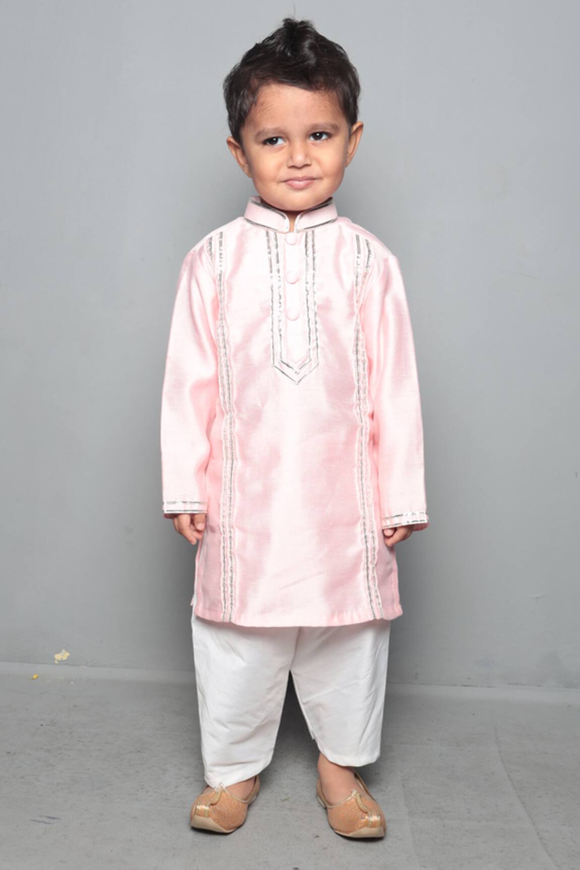 Maaikid Chanderi Kurta Set