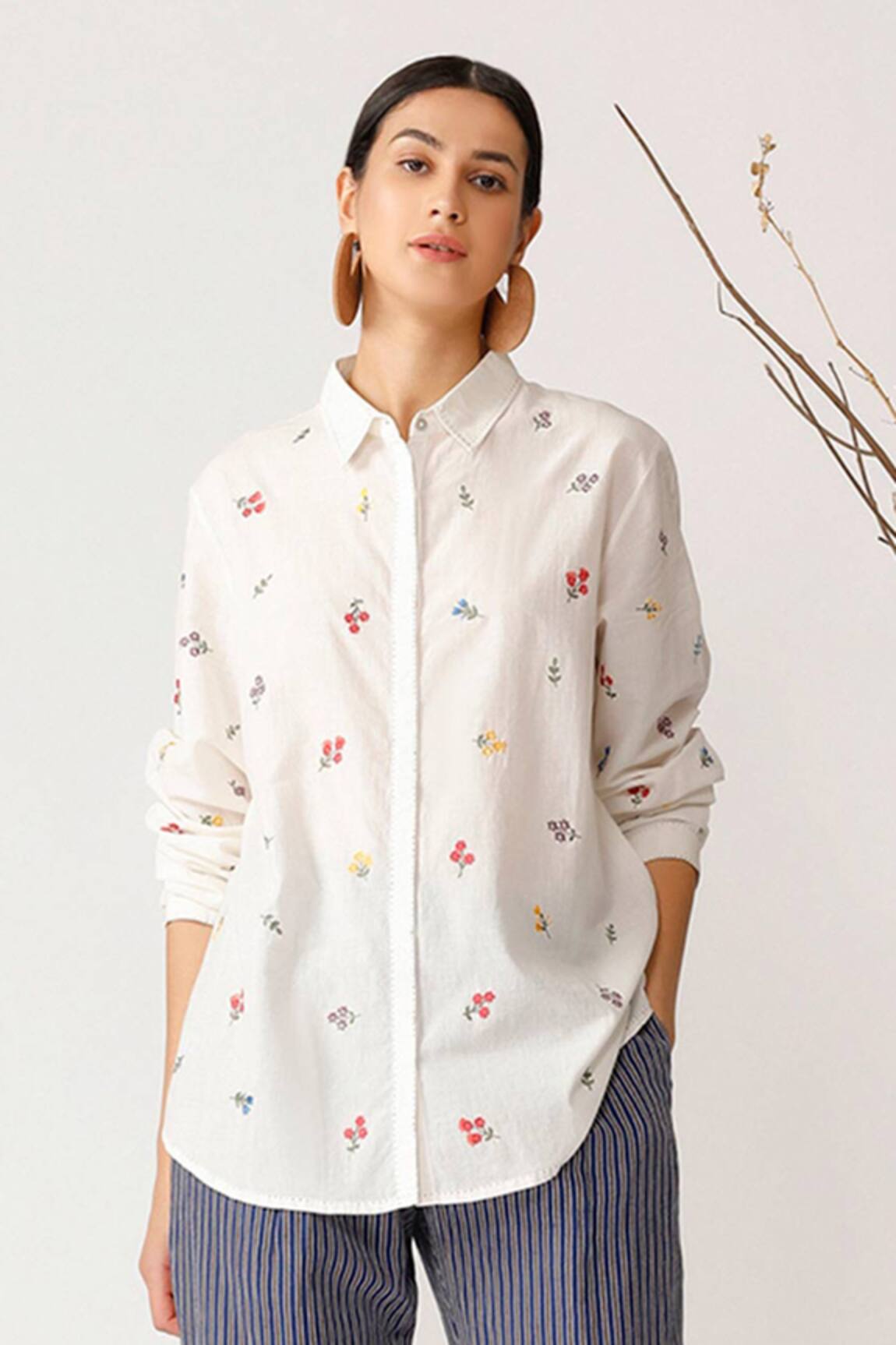 Payal Pratap Embroidered Shirt 