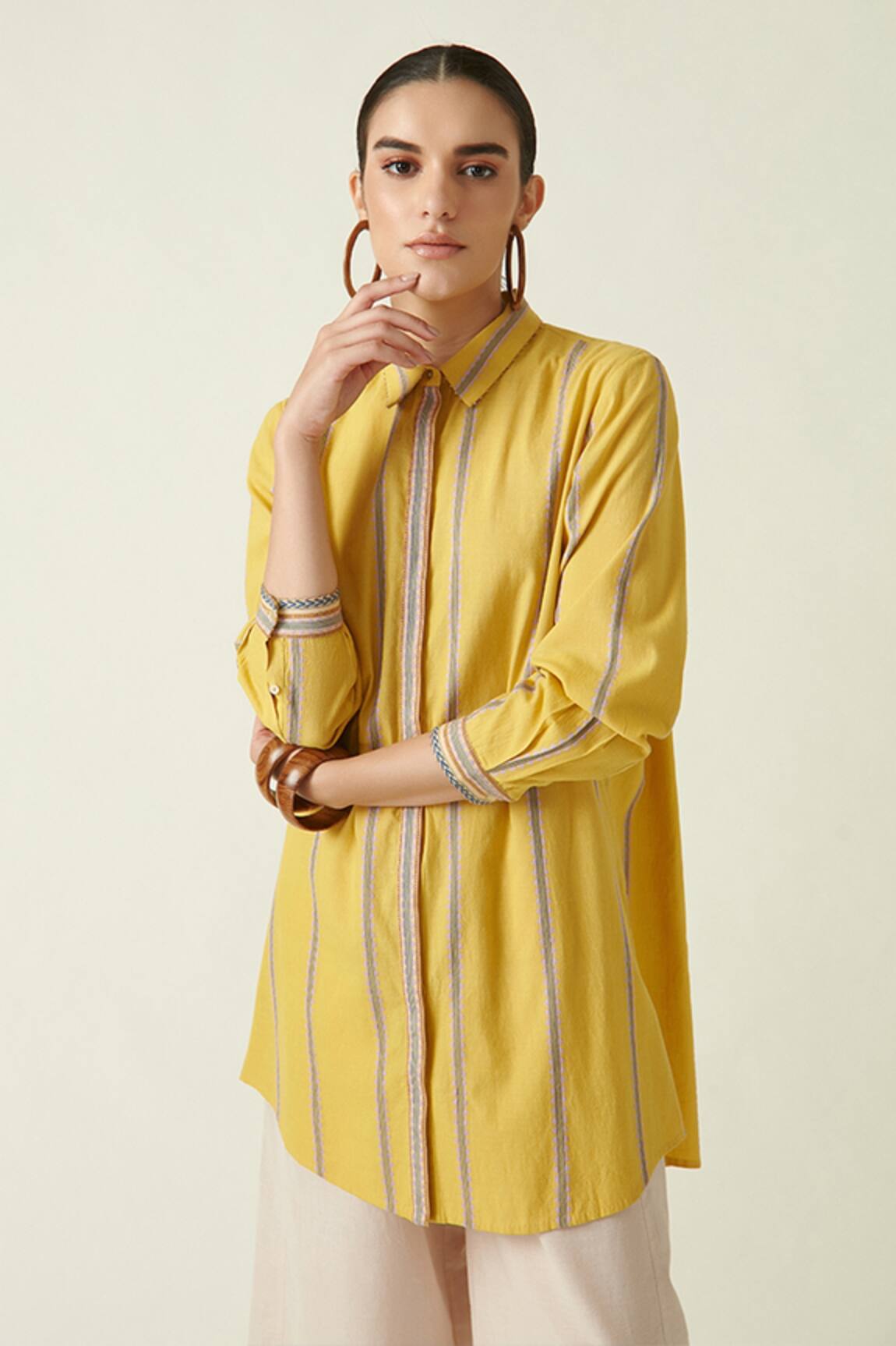 Payal Pratap Meshima Button Down Tunic 