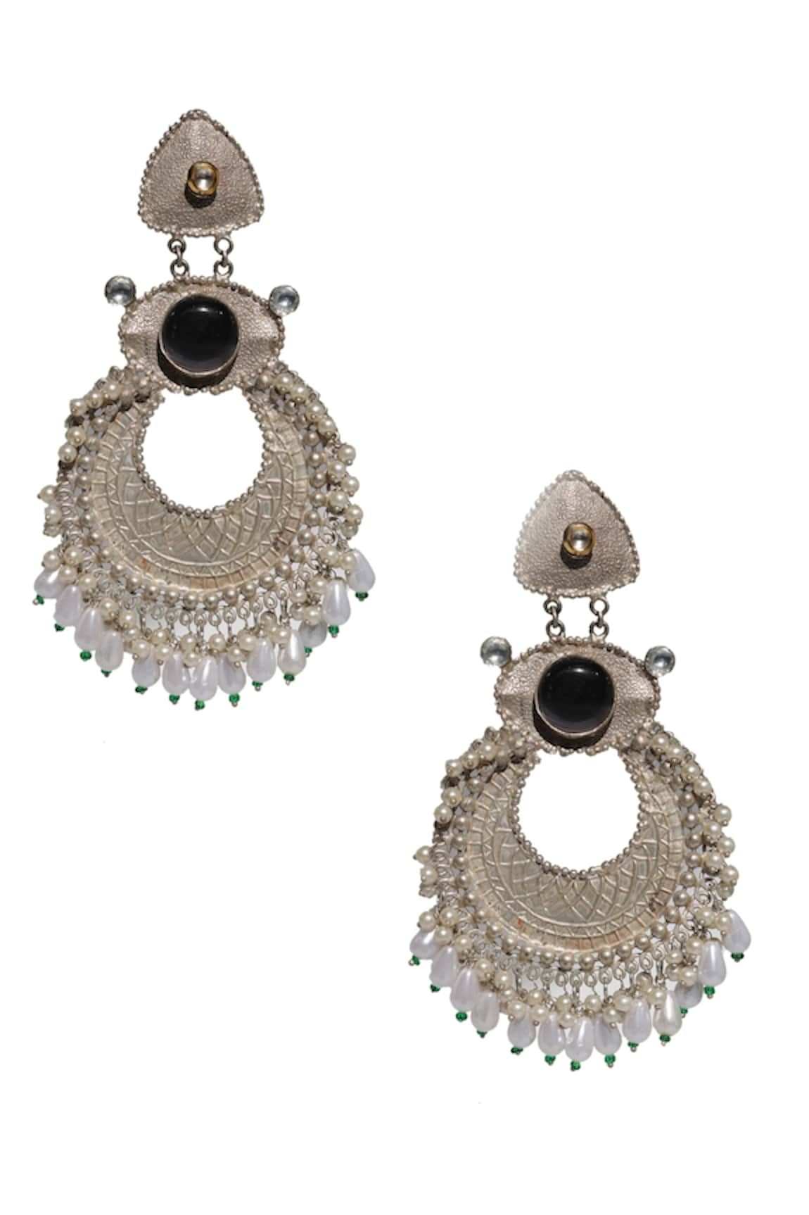 Arnimaa Stones Embellished Long Earrings