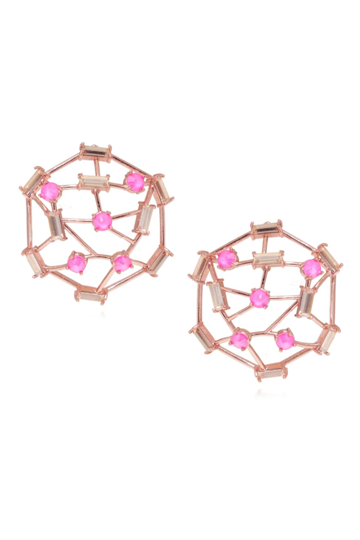 Esme By Aashna Dalmia Crystal Embellished Studs 