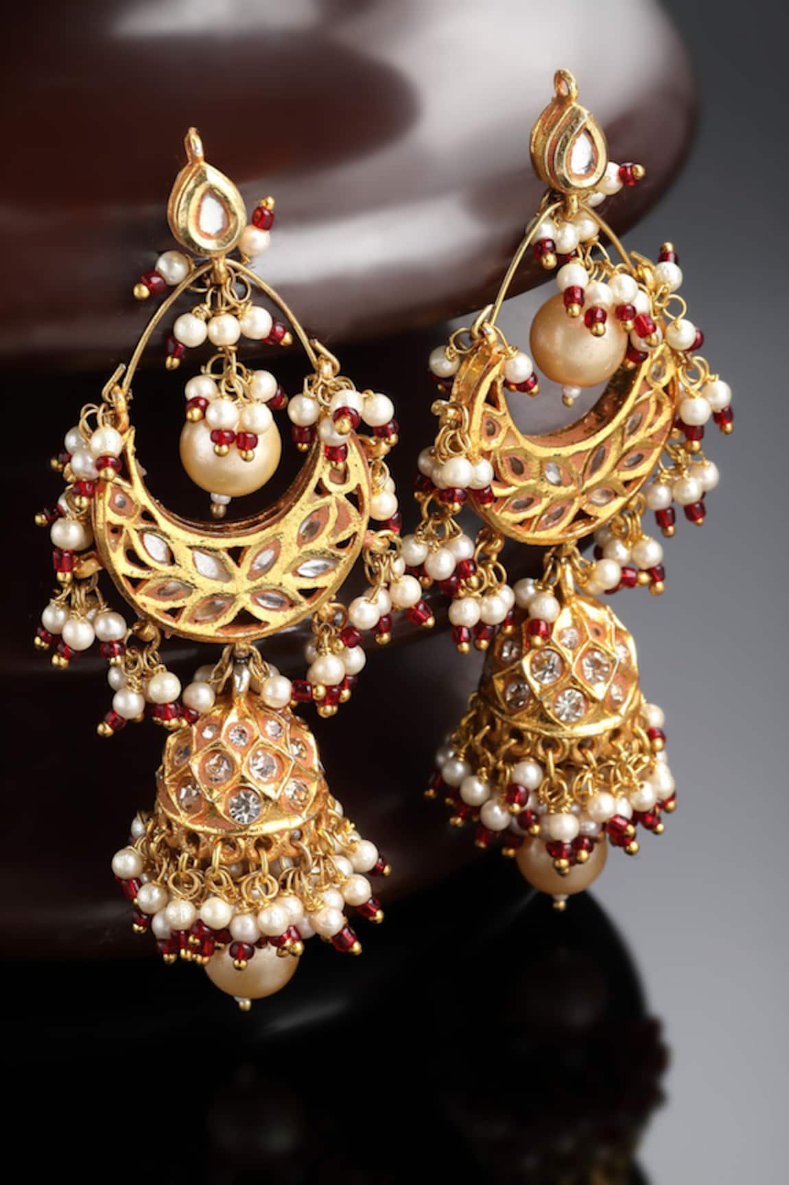 Dugran By Dugristyle Half Moon Shape Earrings 