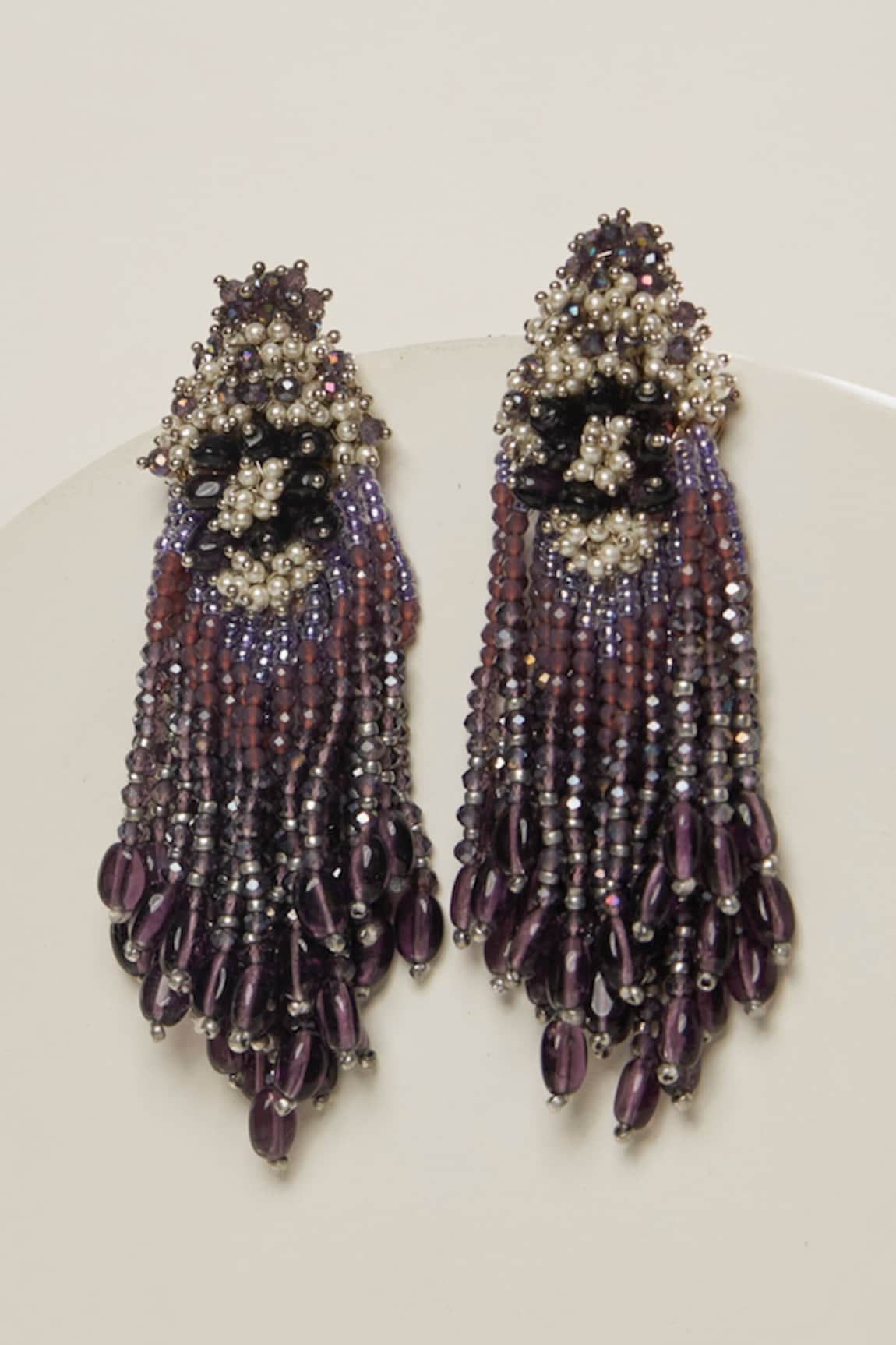 House of D'oro Anakia Crystal Dangler Earrings