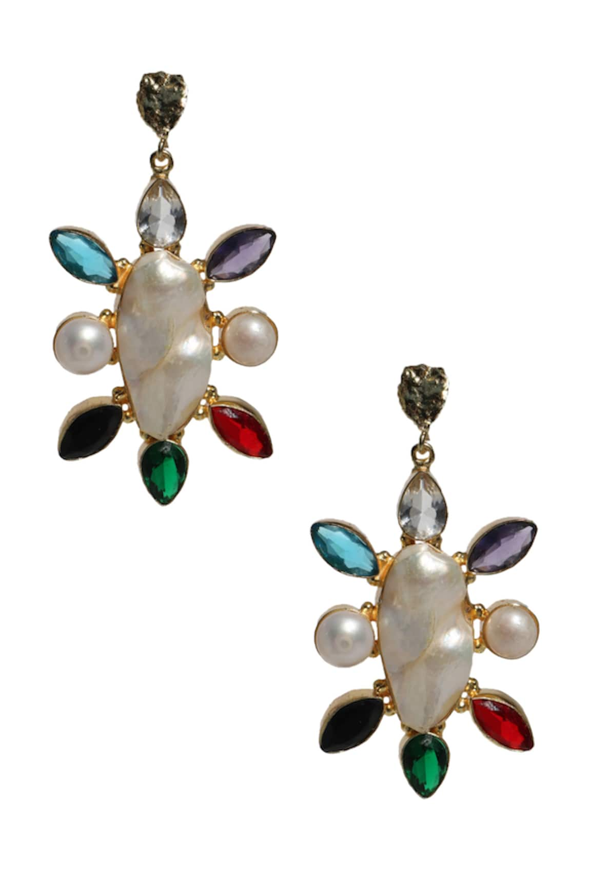 Arnimaa Stone Embellished Earrings