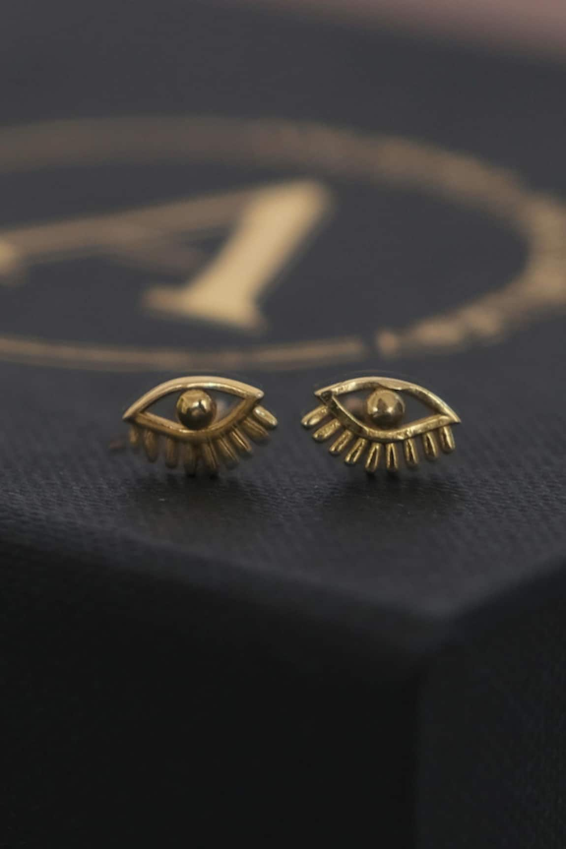 Anushka Jain Jewellery Evil Eye Shaped Studs