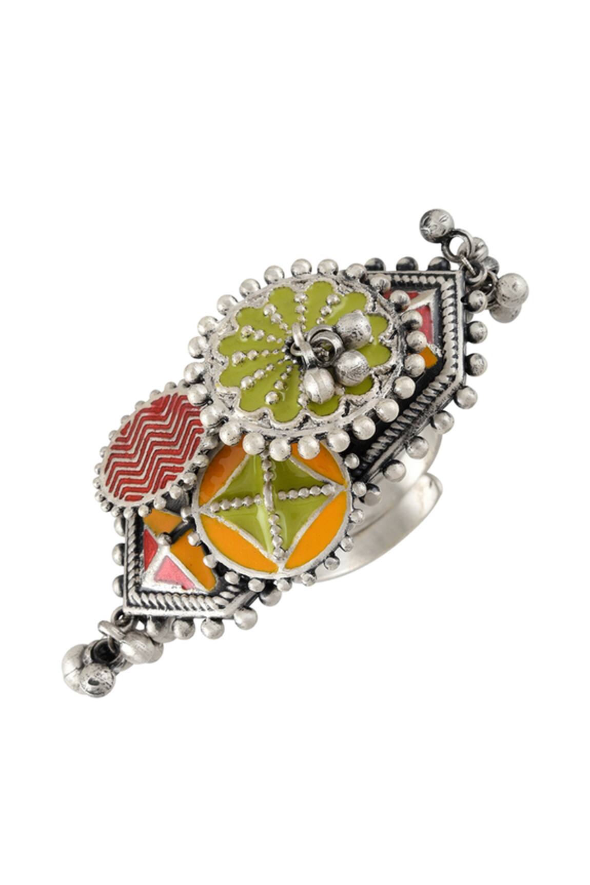 Tribe Amrapali Nirali Ghungroo Ring 