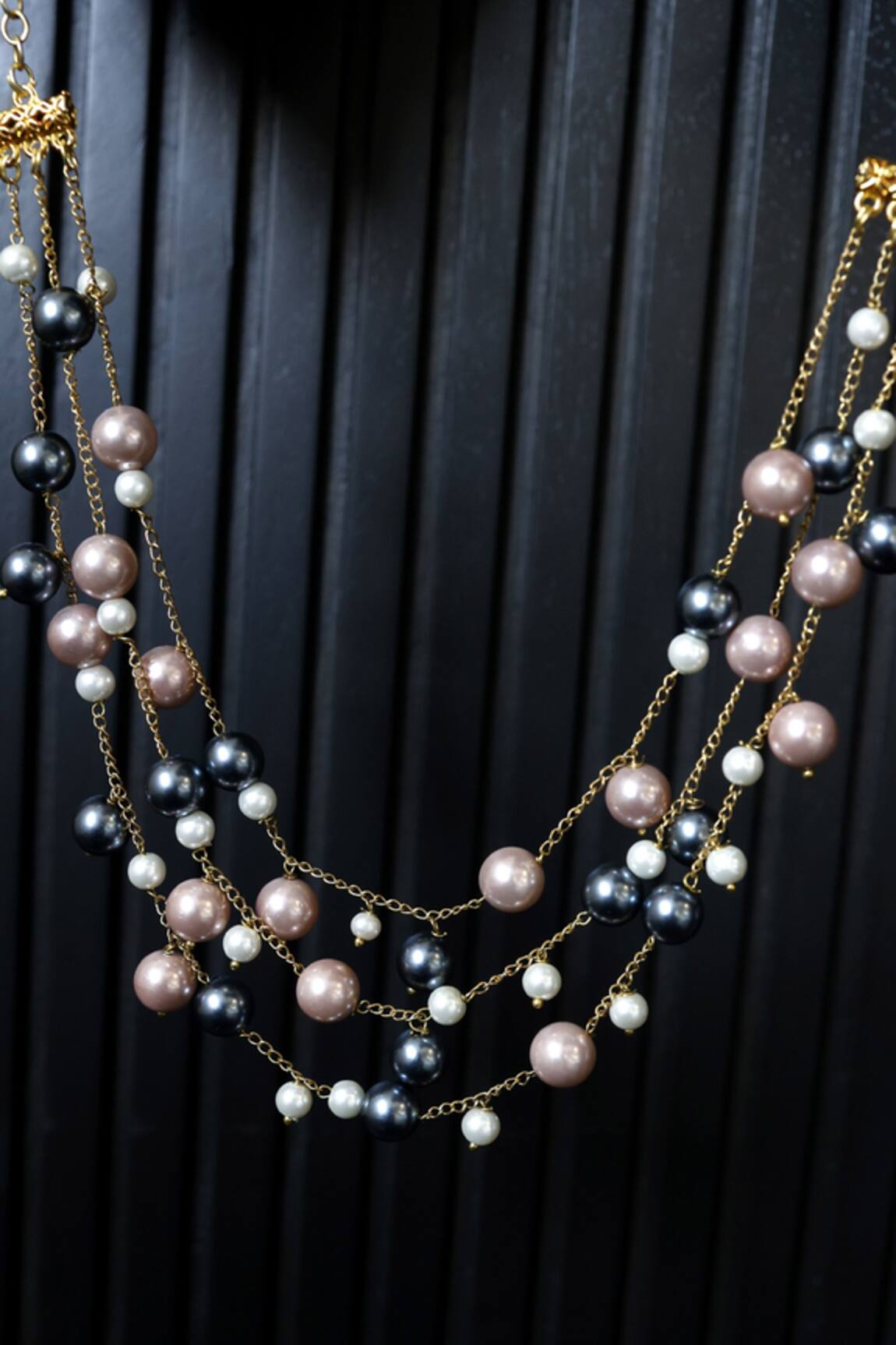 Do Taara Layered Pearl Necklace 