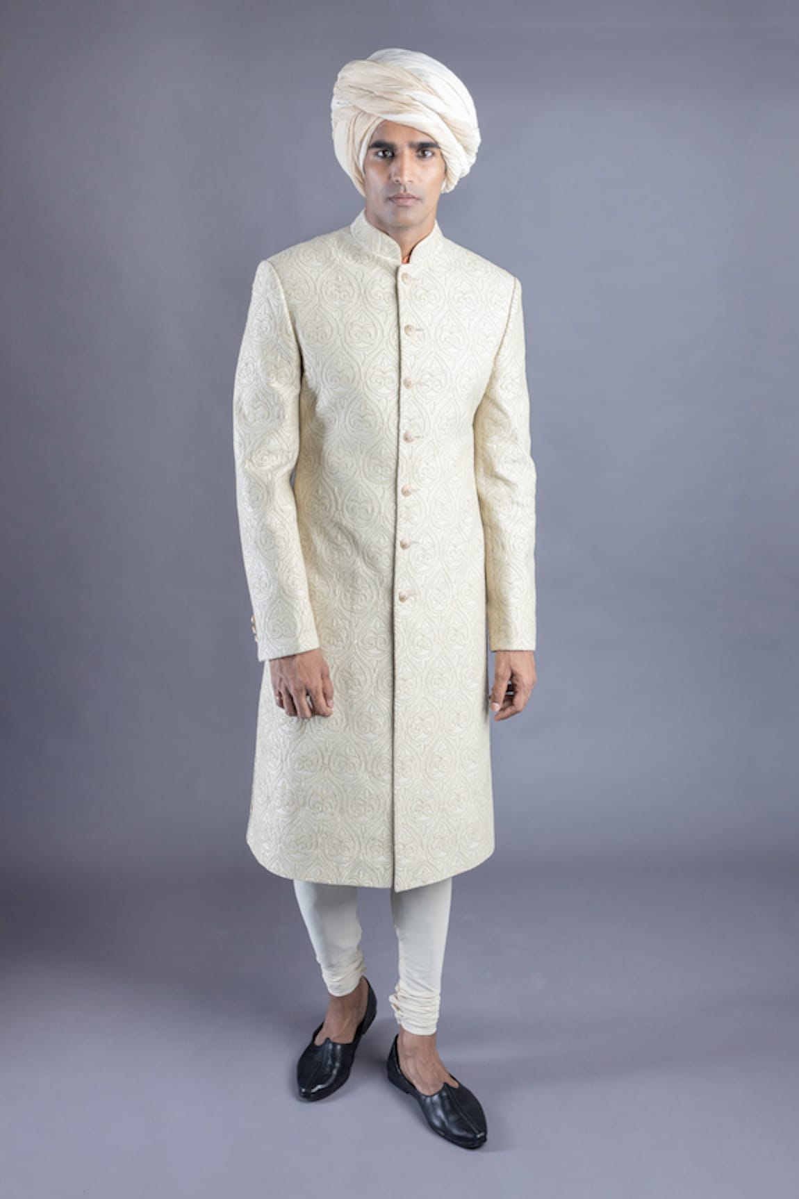 Abhishek Gupta Embroidered Sherwani & Kurta Set