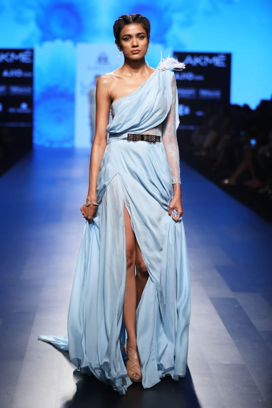 Amit GT One Shoulder Gown