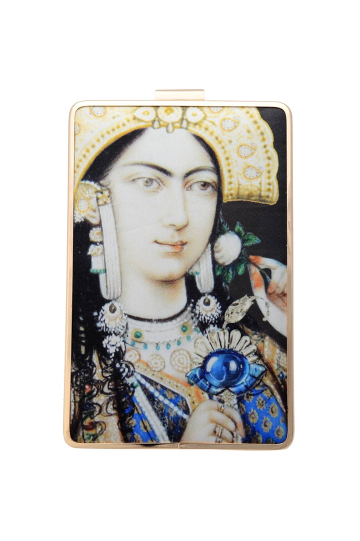 Puneet Gupta Figurine Print Clutch