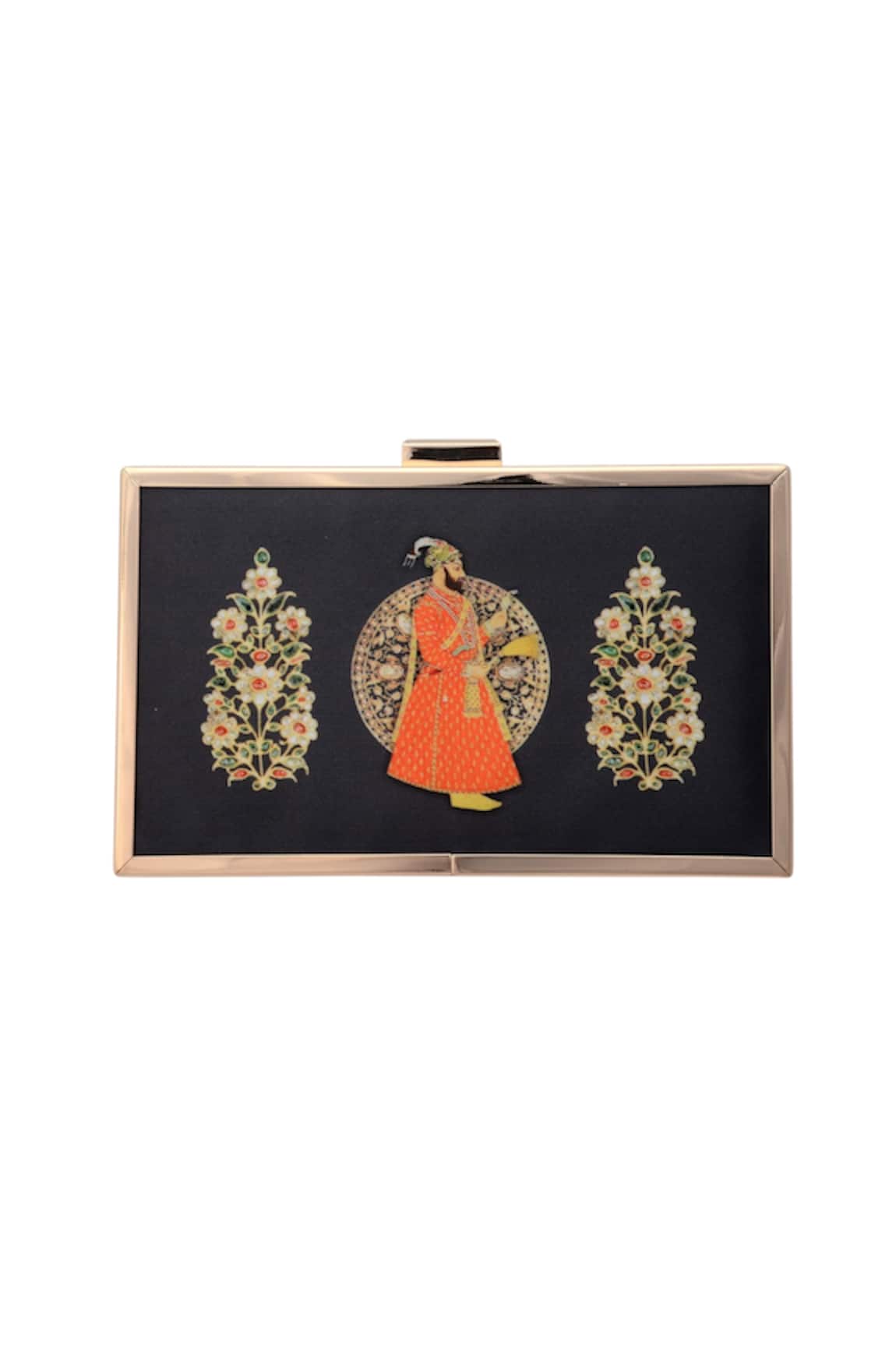 Puneet Gupta Floral Print Clutch