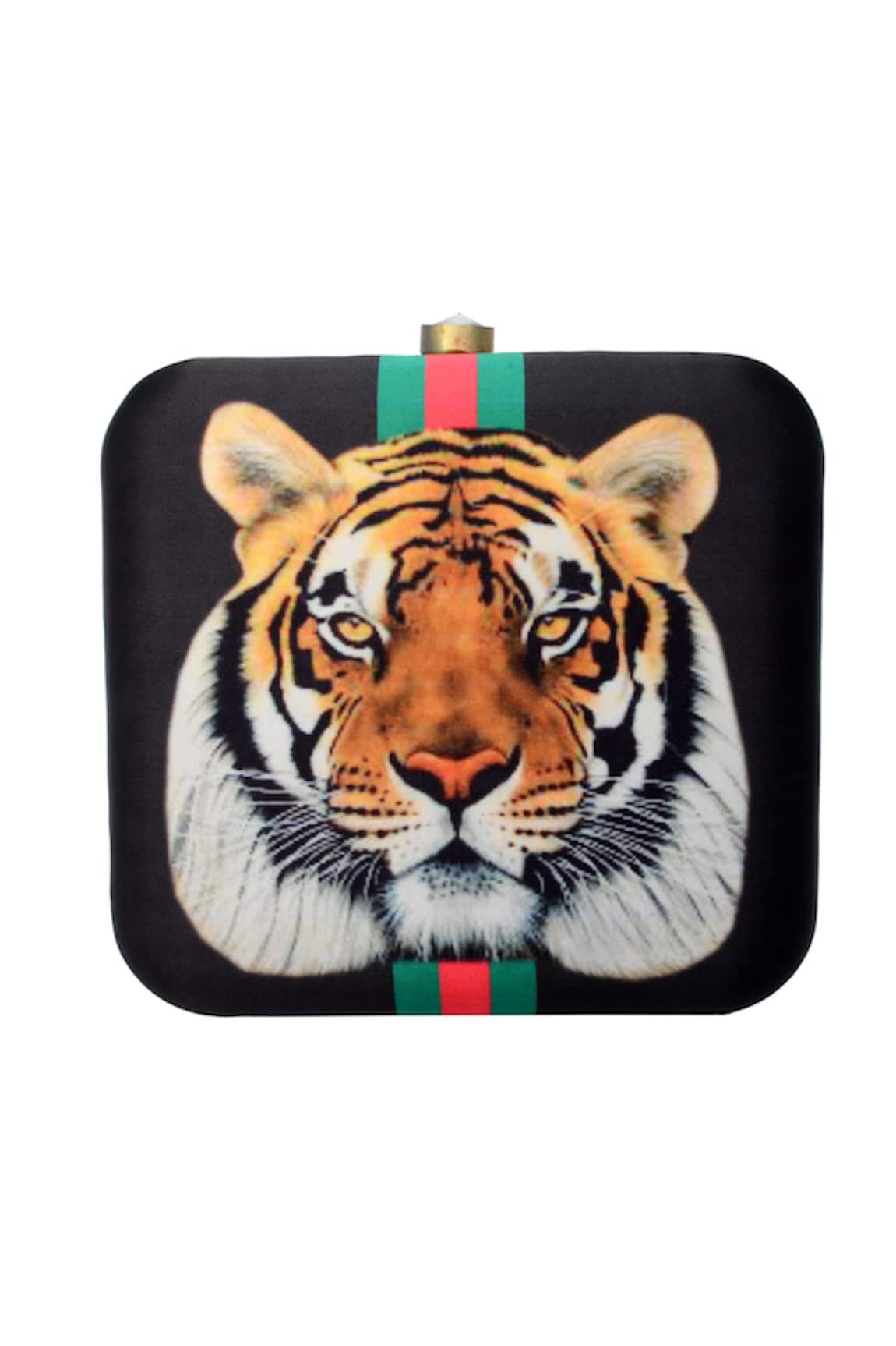 Puneet Gupta Tiger Print Clutch