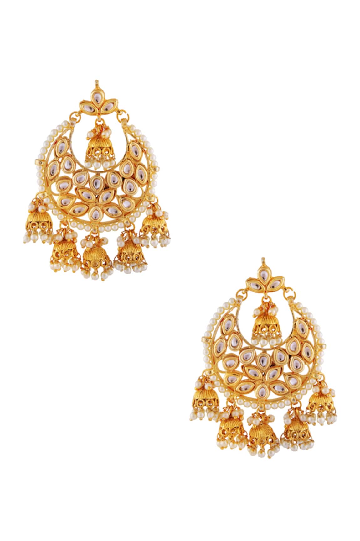 Just Shradhas Kundan Chandbalis