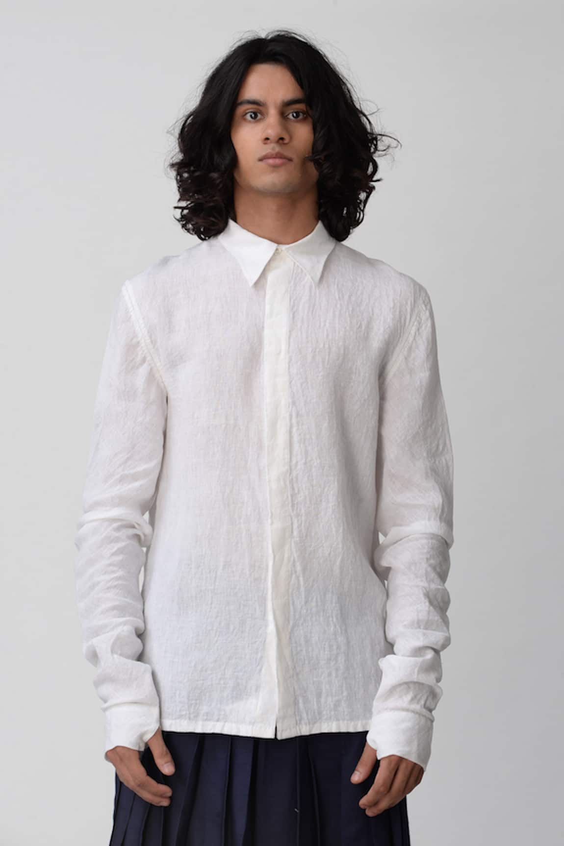 Rajesh Pratap Singh Handloom Linen Shirt 