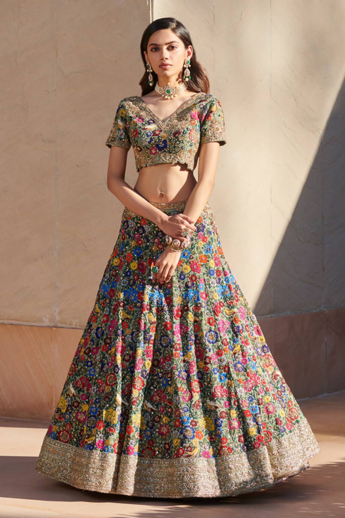 Sahil Kochhar Gulbagh Bridal Lehenga Set