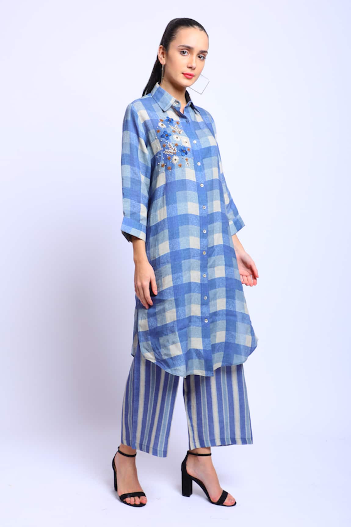 Linen Bloom Linen Striped Pant 