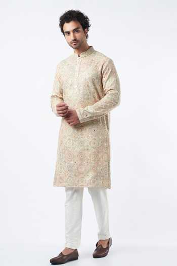 Kasbah Floral Embroidered Kurta Set 
