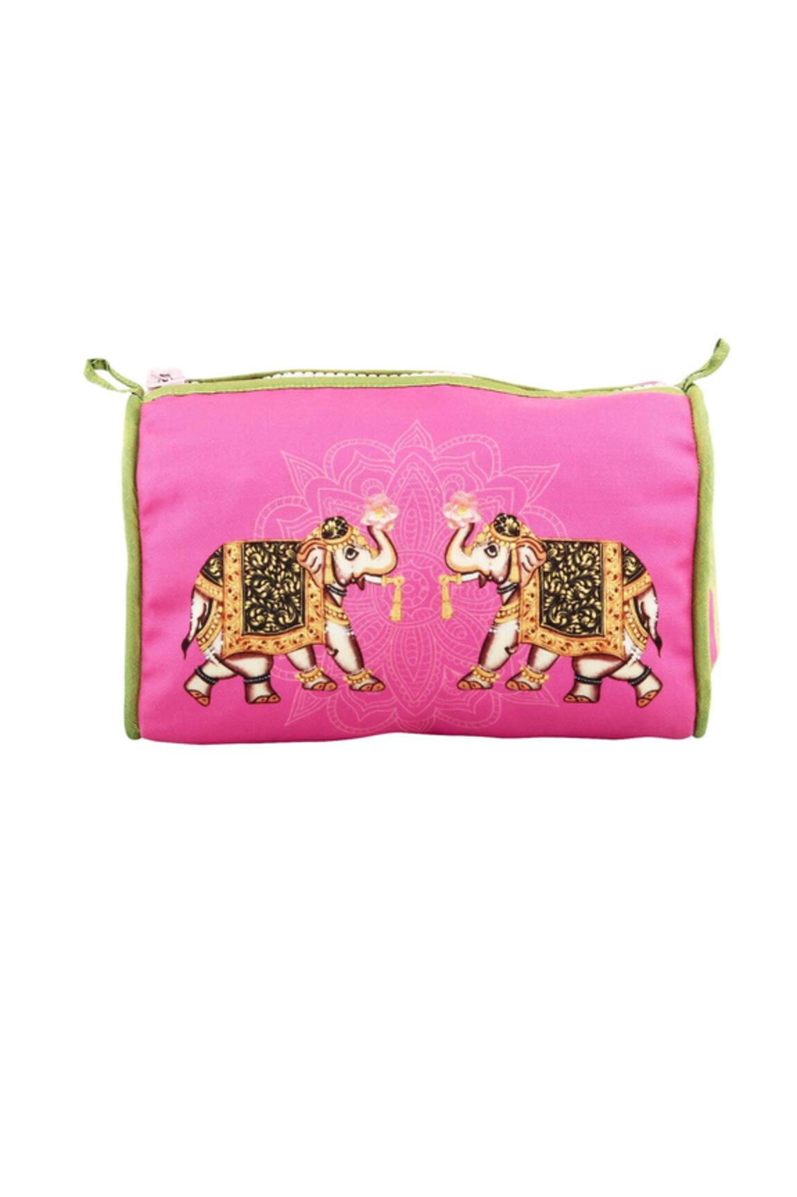 Puneet Gupta Hathi Bageecha Digital Printed Pouch