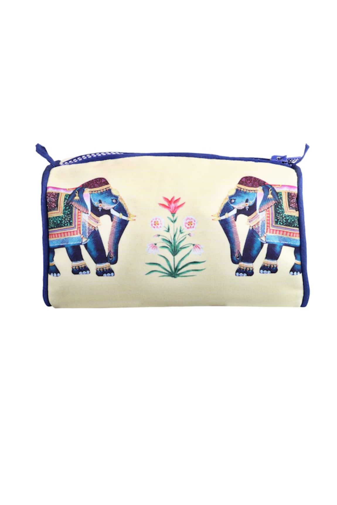 Puneet Gupta Digital Printed Canvas Elephant Pouch