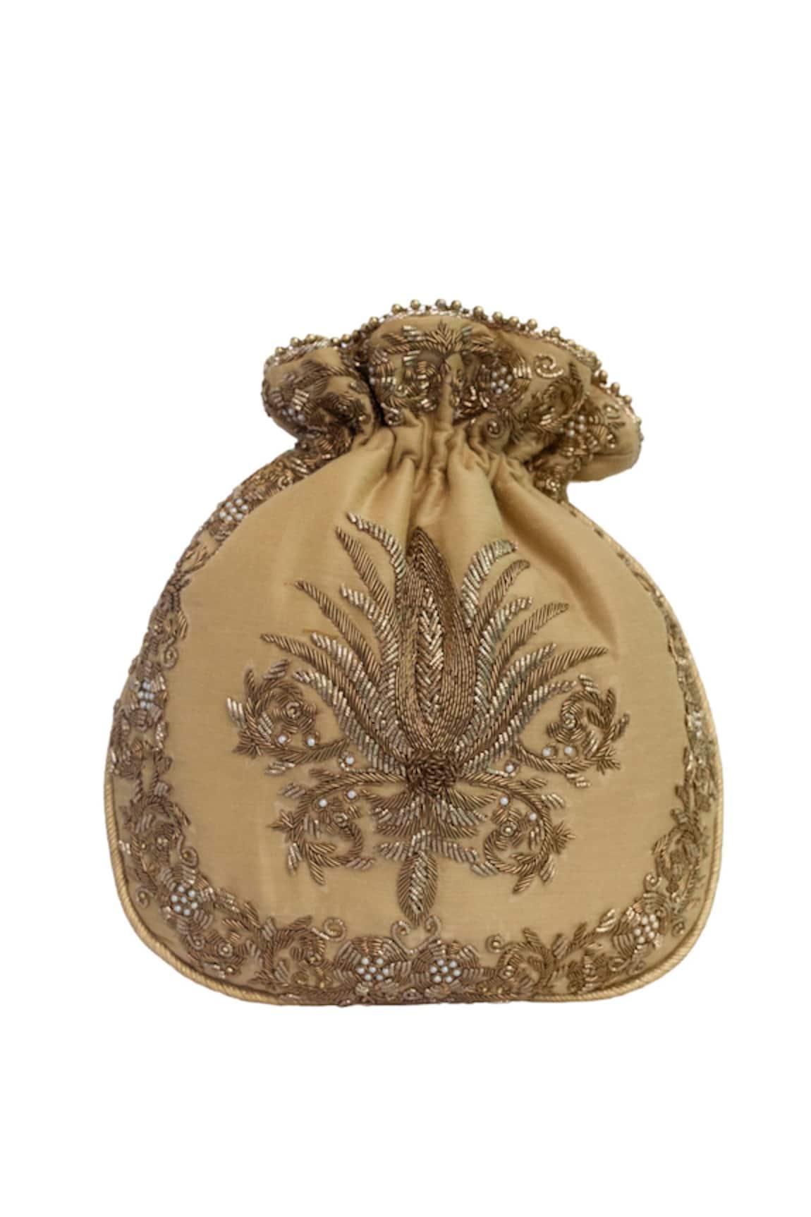 Adora By Ankita Polyester Embroidered Potli Bag