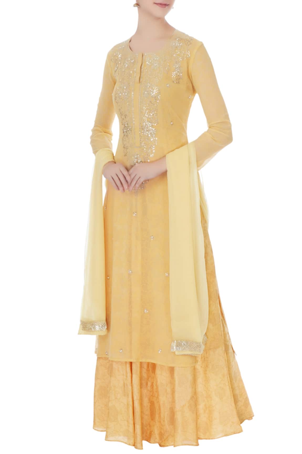 Manasi Sengupta Layered Kurta Set