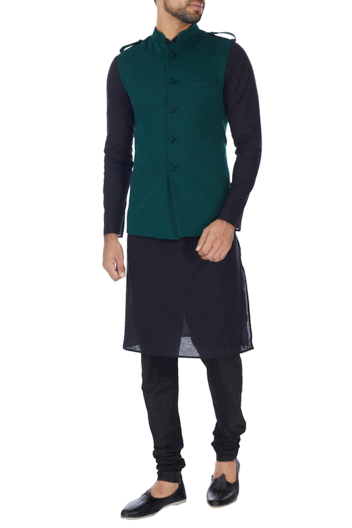 SOL by Piyush Dedhia Button Down Front Nehru Jacket