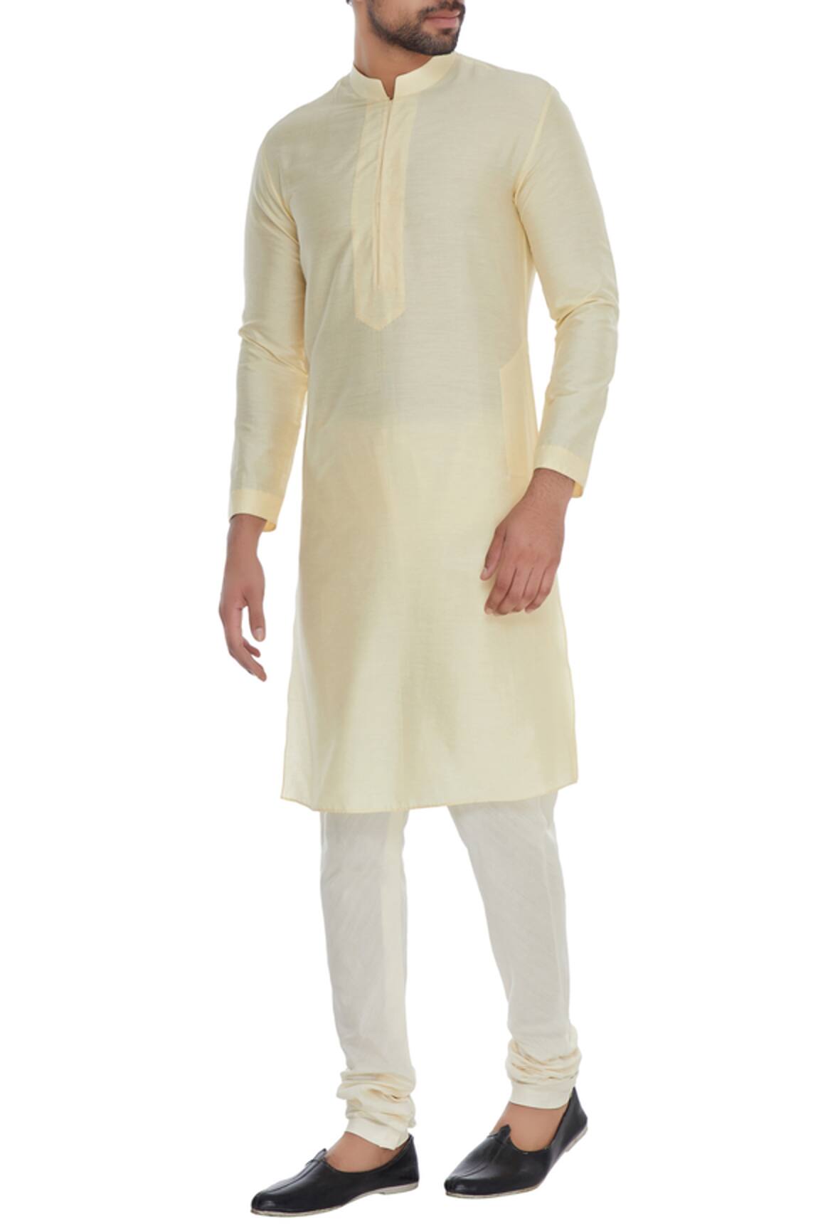 BUBBER COUTURE Cotton Silk Kurta & Pant Set 