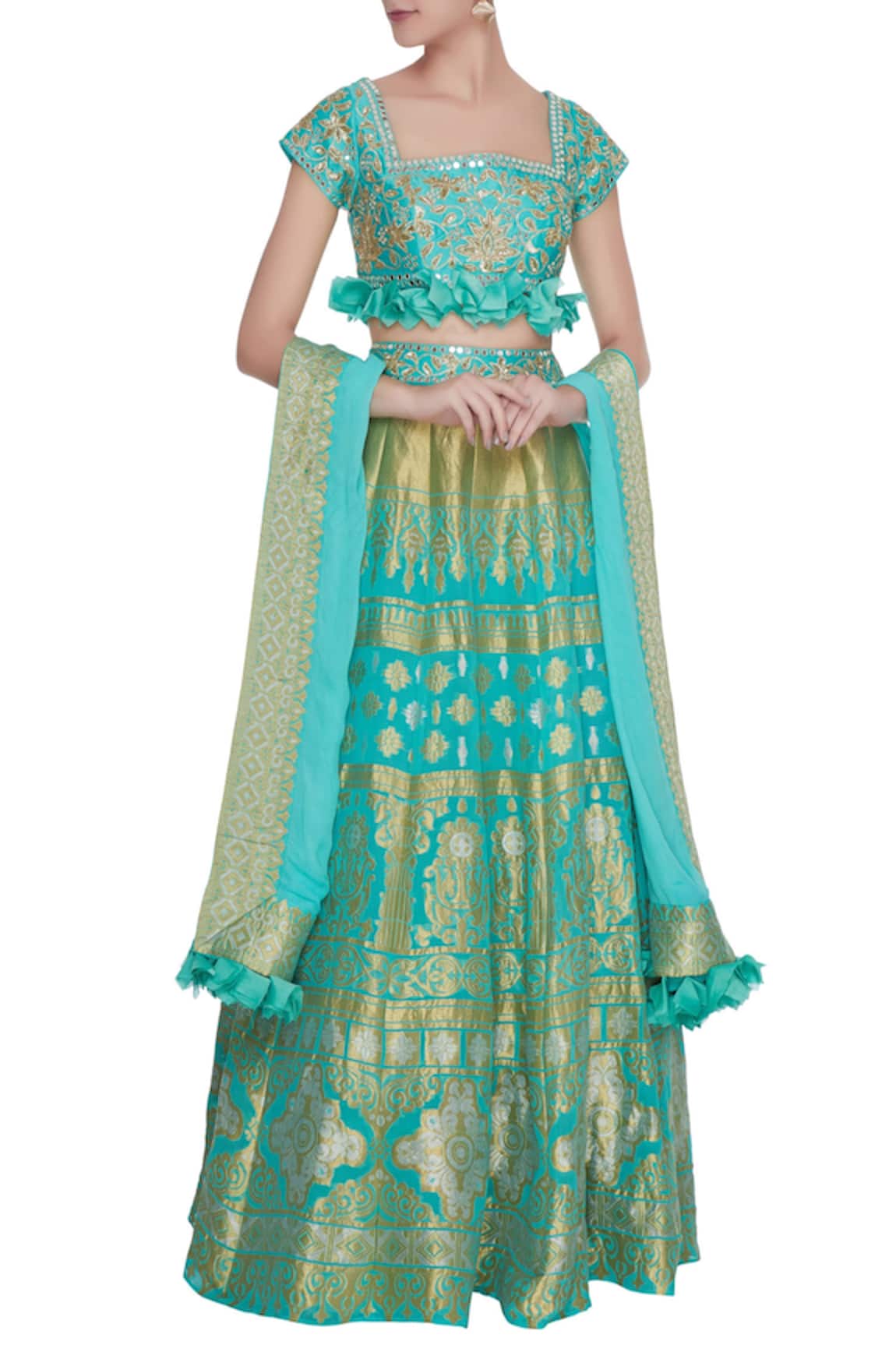 Neha Khullar Embroidered Lehenga Set