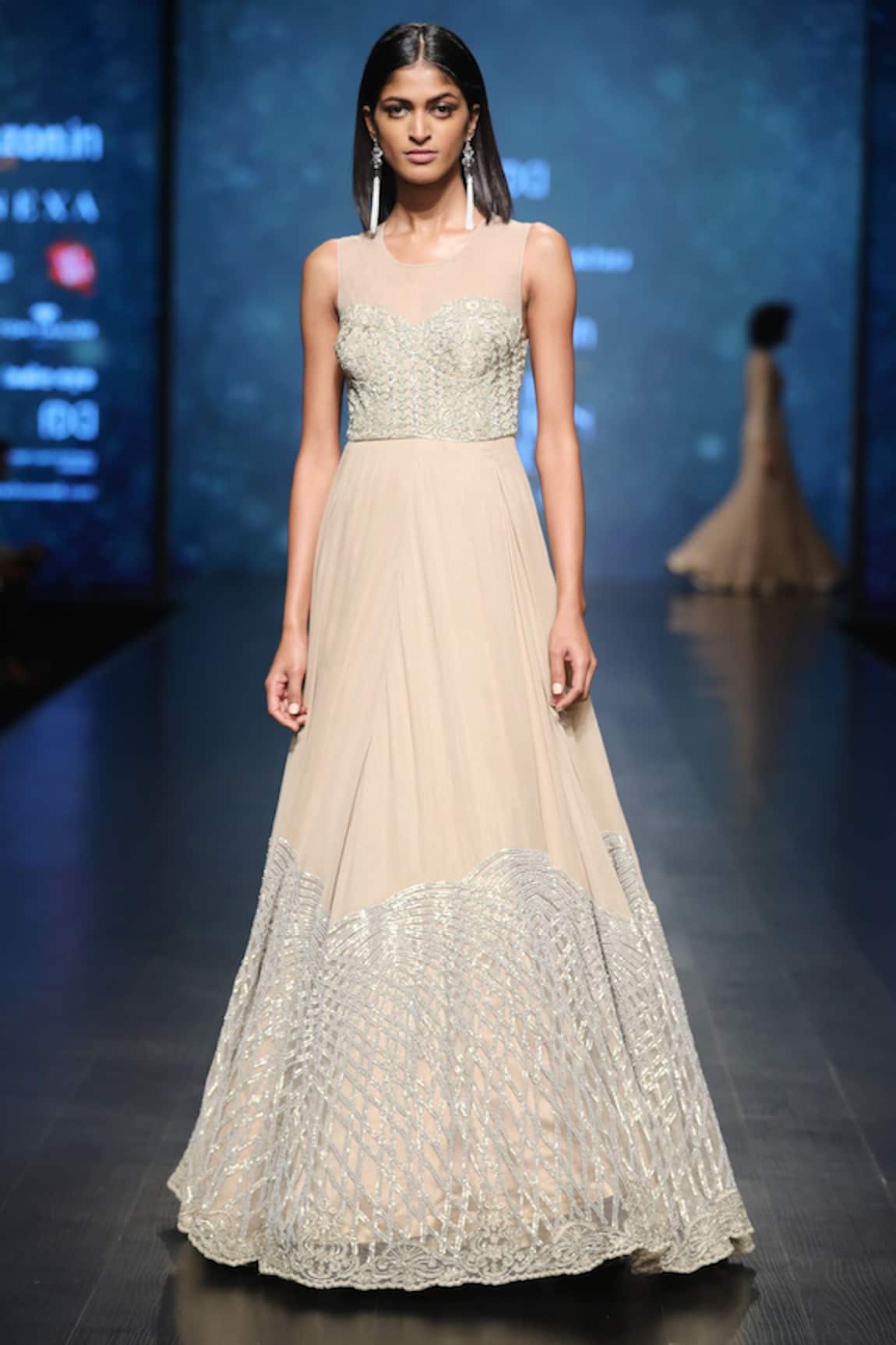 Rabani & Rakha Embellished Gown 