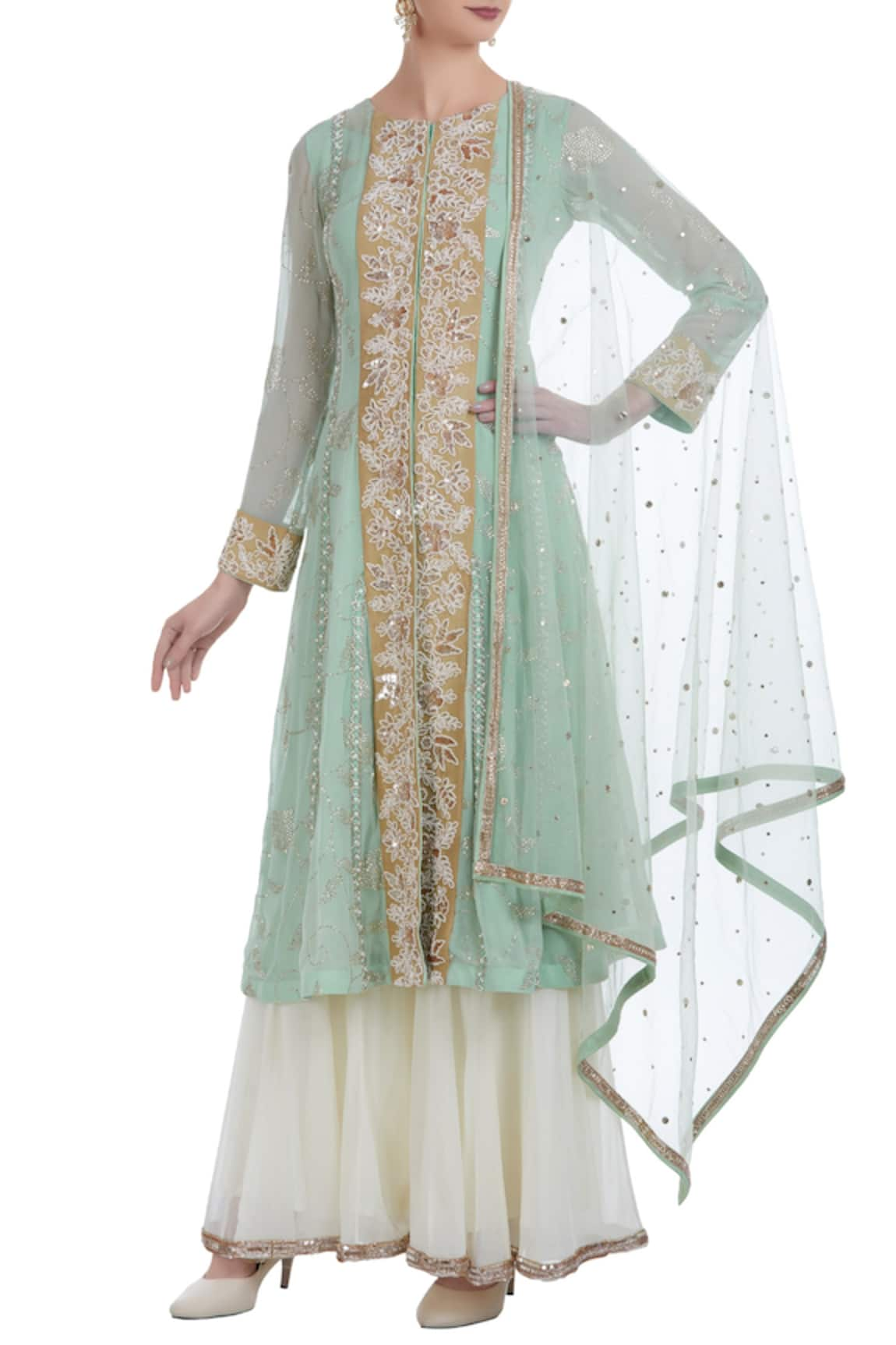 Ushma Vaidya Hand Embroidered Kurta Set