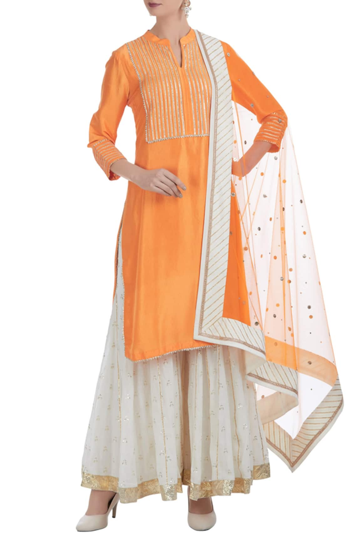 Ushma Vaidya Silk Kurta Set