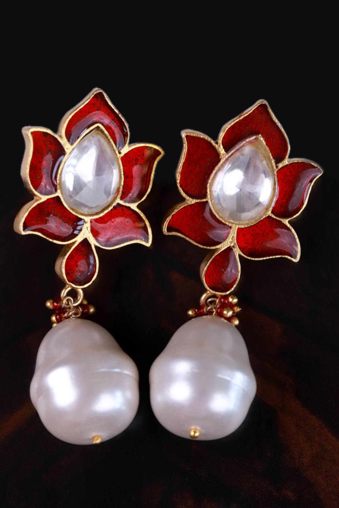 Osvag India Floral Shape Earrings