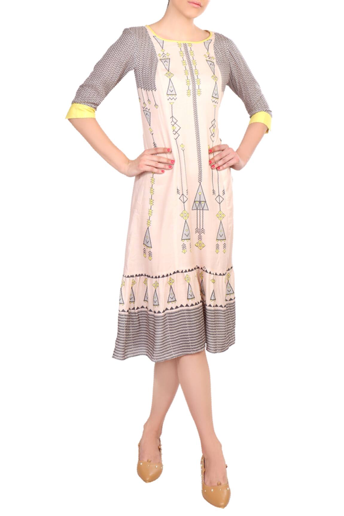 Soup By Sougat Paul Printed Midi Dress 