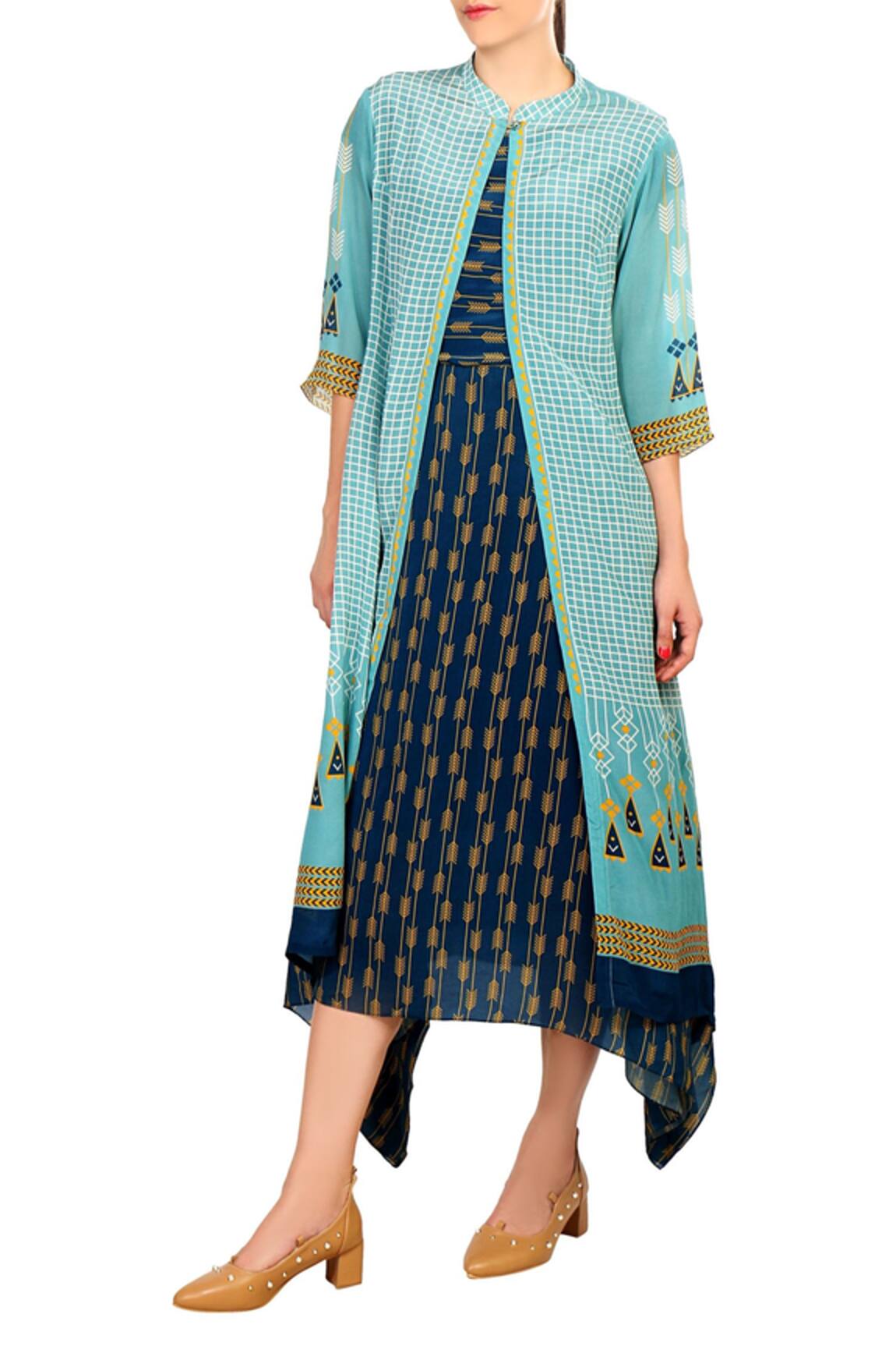 Soup By Sougat Paul Printed Asymmetric Dress