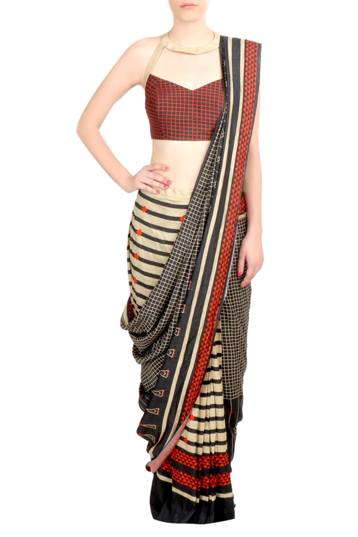 Soup By Sougat Paul Printed Saree 