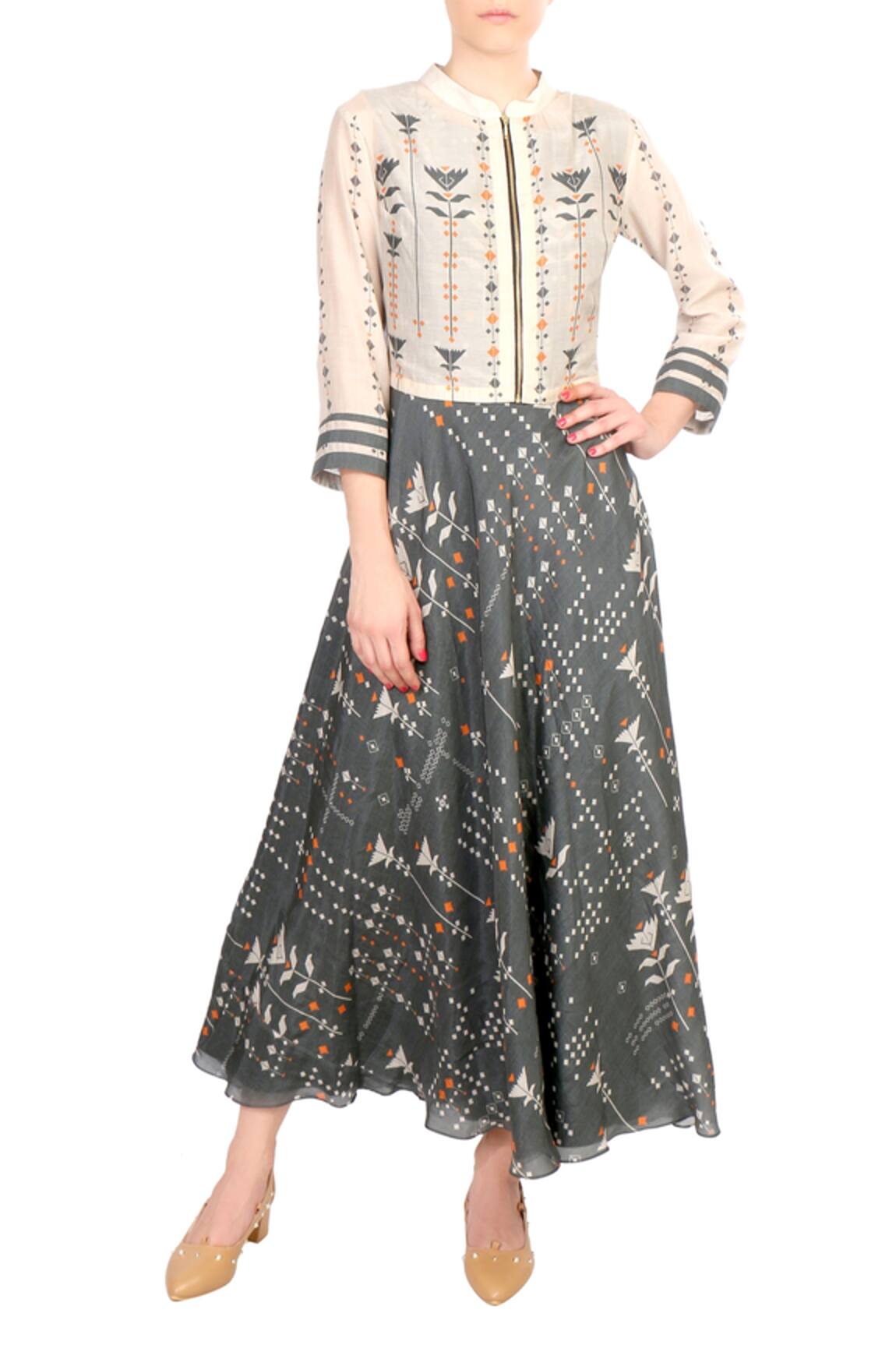 Soup by Sougat Paul Printed Jacket Style Dress