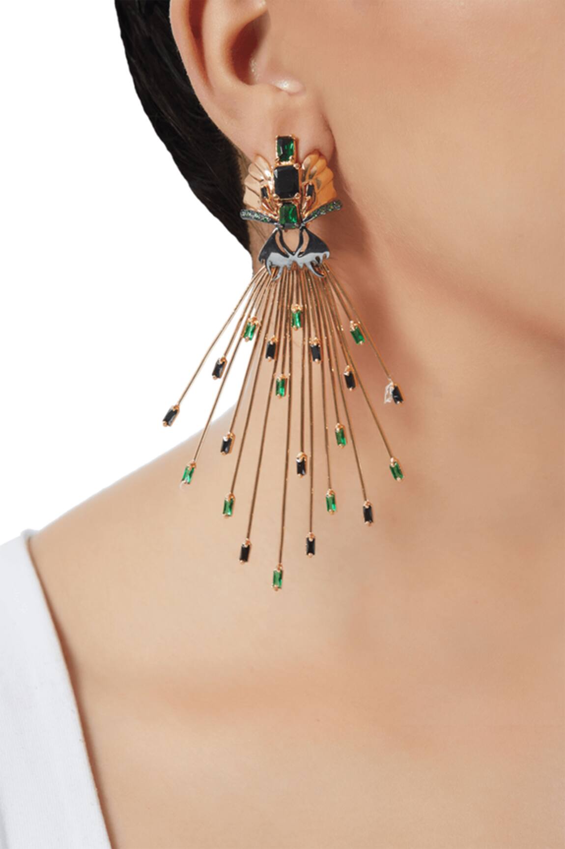 Outhouse Sylphina Gush Statement Earrings